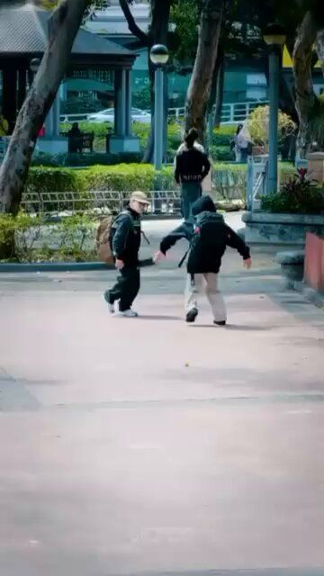 Image for the Tweet beginning: After school break dance battle..